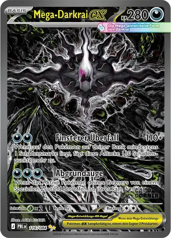 Dunkelnacht Kartenliste - Mega-Darkrai-ex 116/084