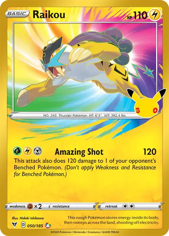 30 Jahre Kartenliste - Raikou 050/185