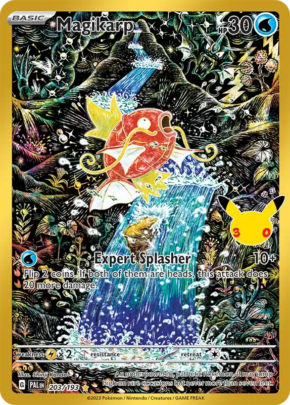 30 Jahre Kartenliste - Karpador 203/193
