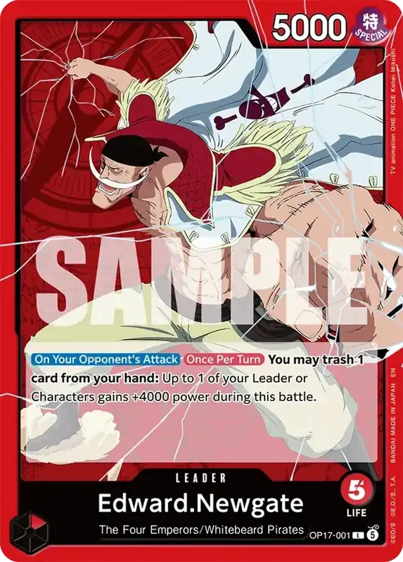 OP17 Card List - Edward Newgate OP17-001