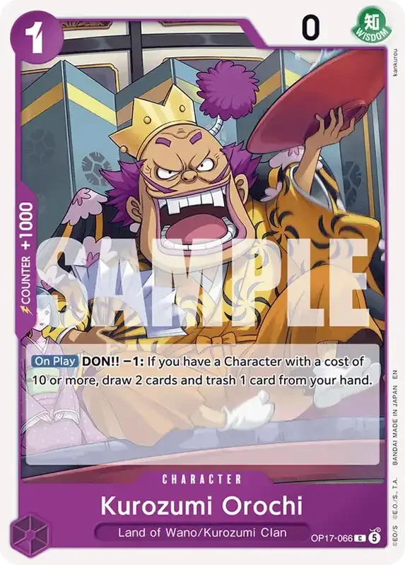 OP17 Card List - Kurozumi Orochi OP17-066