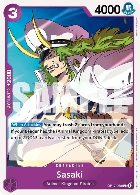 OP17 Card List - Sasaki OP17-068