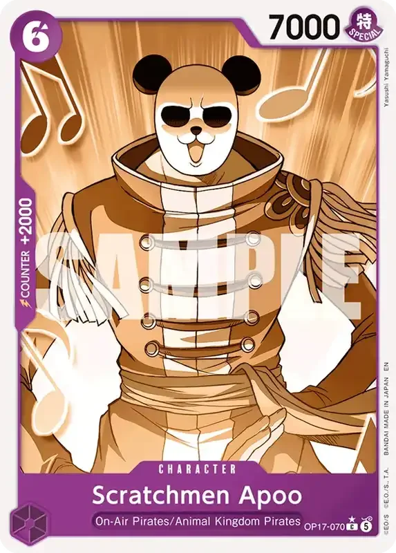 OP17 Card List - Scratchmen Apoo OP17-070 Parallel