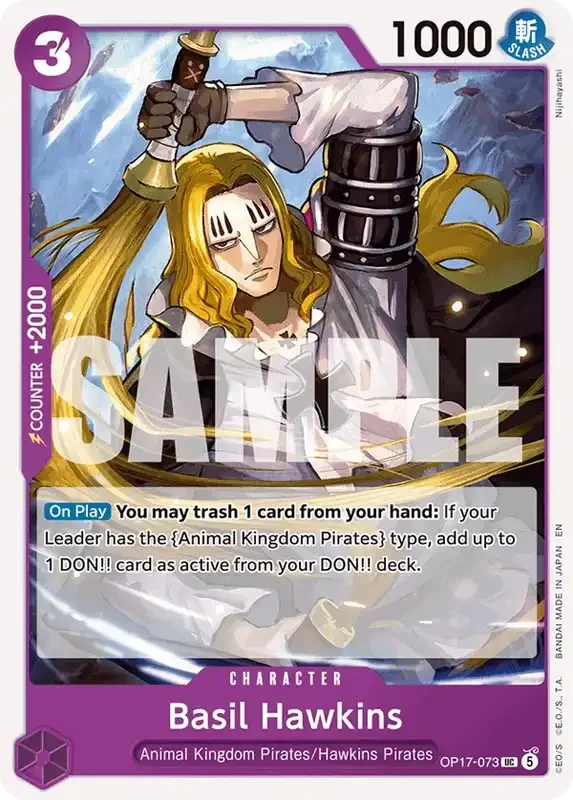 OP17 Card List - Basil Hawkins OP17-073