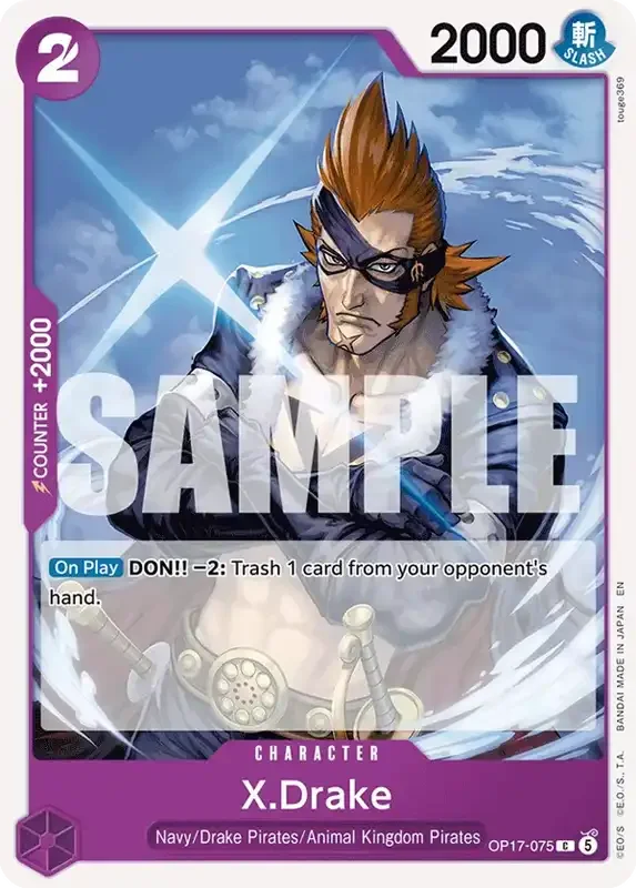 OP17 Card List - X Drake OP17-075