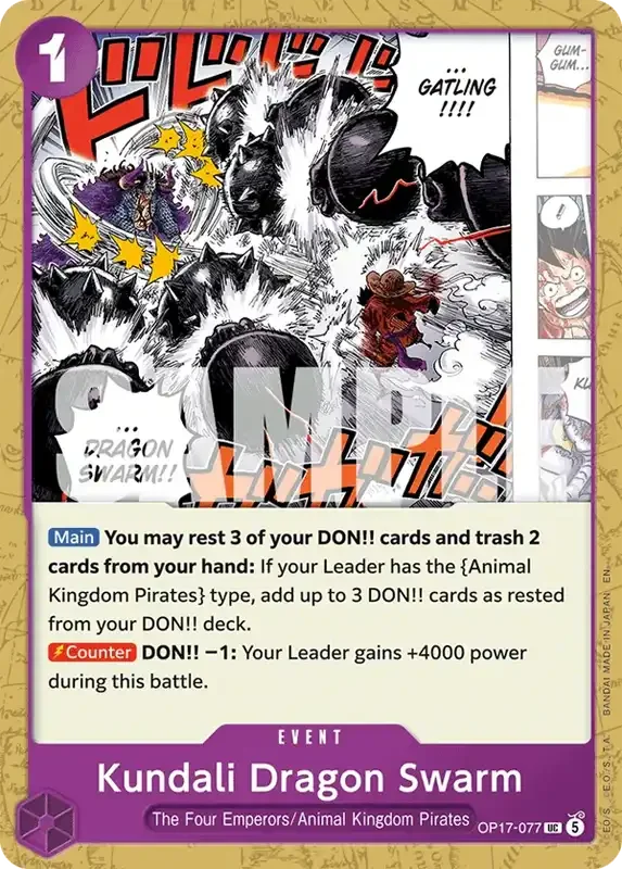 OP17 Card List - Gundari Meteor Shower OP17-077