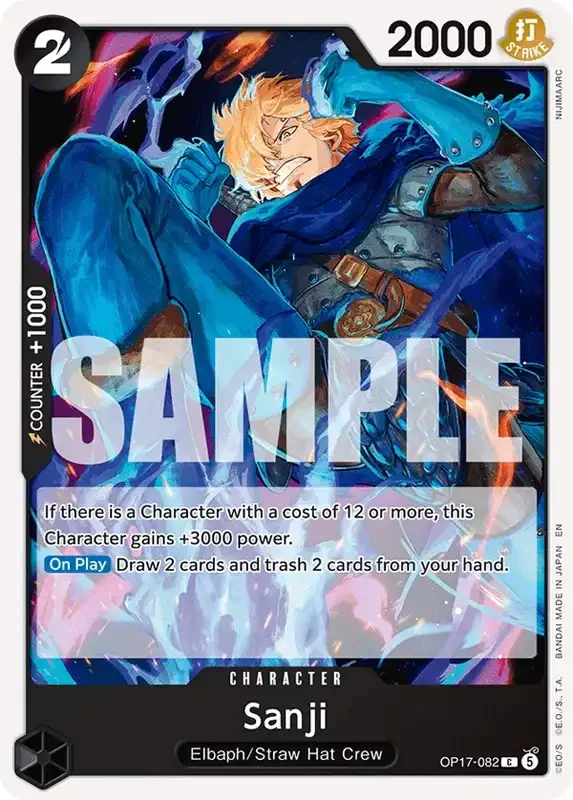 OP17 Card List - Sanji OP17-082