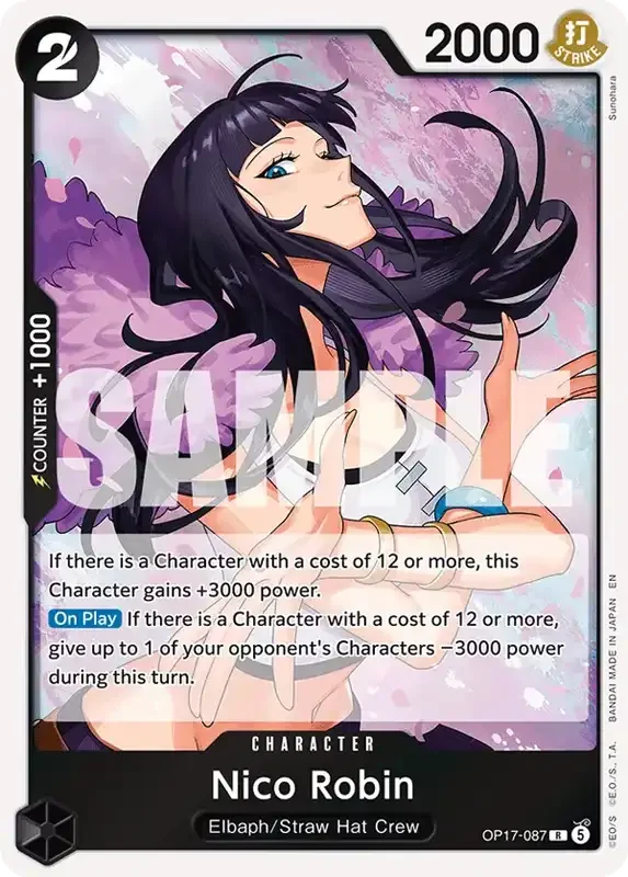 OP17 Card List - Nico Robin OP17-087