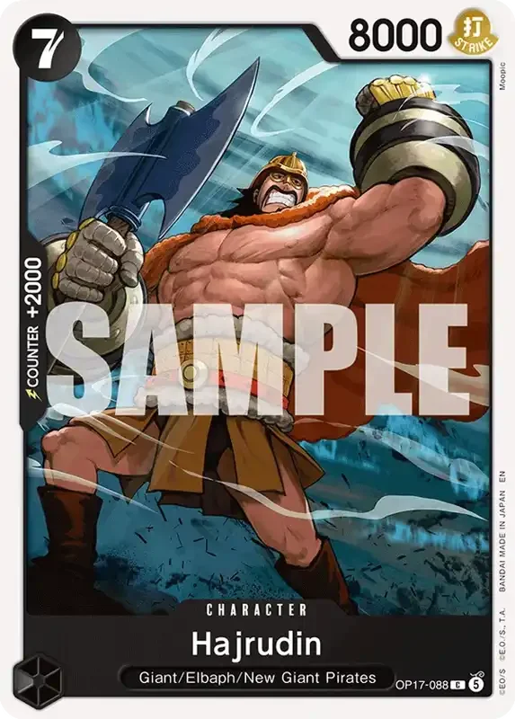 OP17 Card List - Hajrudin OP17-088