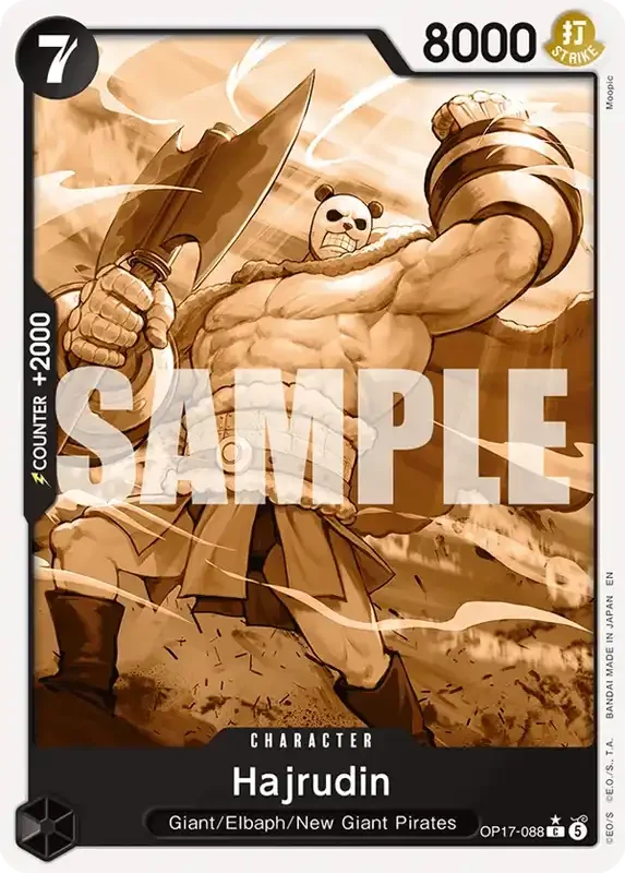 OP17 Card List - Hajrudin OP17-088 Parallel