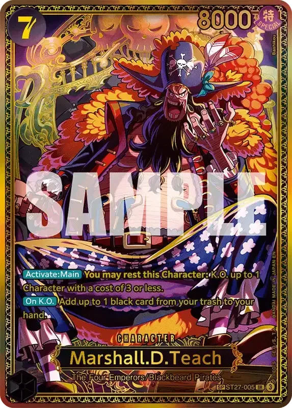 OP17 Card List - Marshall D. Teach ST27-005