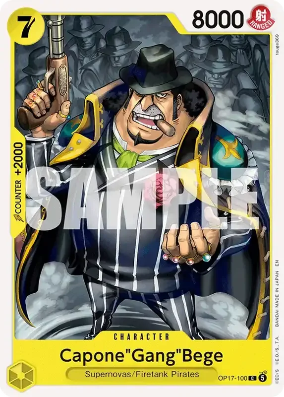 OP17 Card List - Capone "Gang" Bege OP17-100