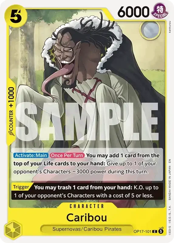OP17 Card List - Caribou OP17-101