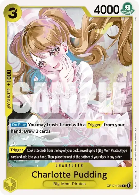 OP17 Card List - Charlotte Pudding OP17-109