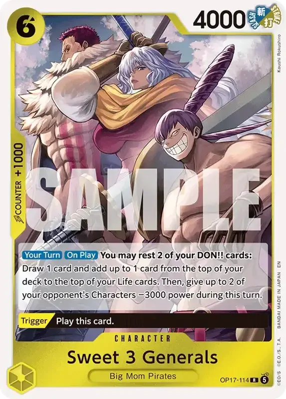 OP17 Card List - The 3 Sweet Commanders OP17-114
