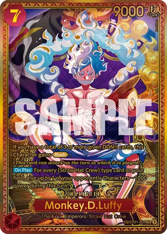 OP17 Card List - Monkey D. Luffy ST31-004