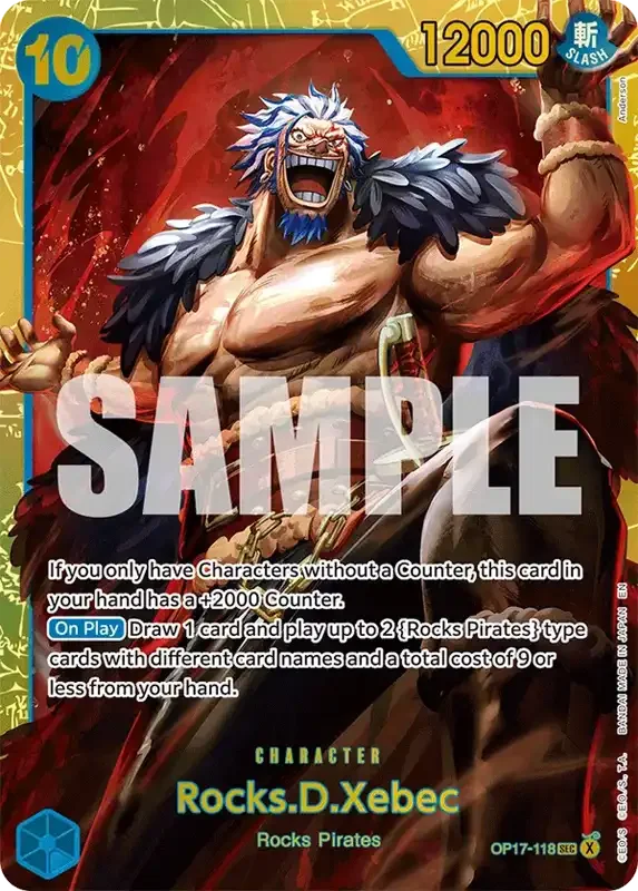 OP17 Card List - Rocks D. Xebec OP17-118