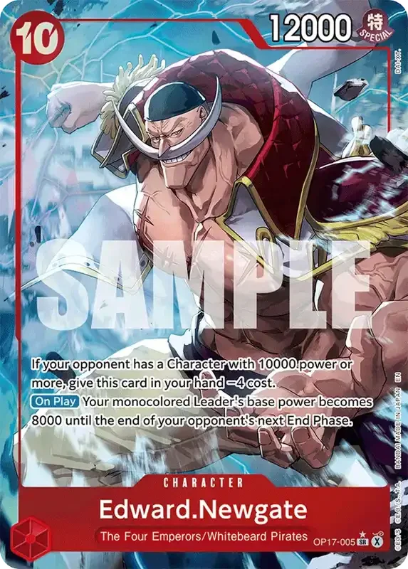 OP17 Card List - Edward Newgate OP17-005 Parallel