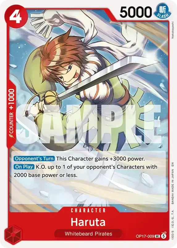 OP17 Card List - Haruta OP17-009
