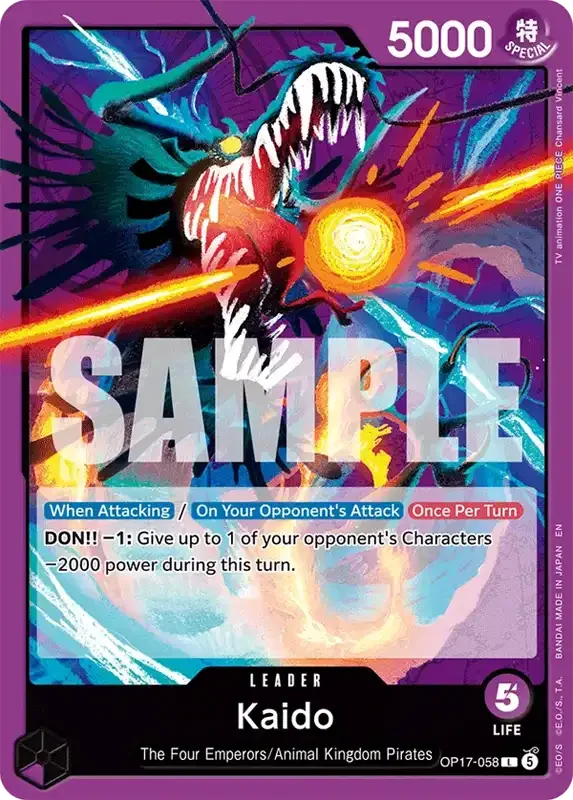 OP17 Card List - Kaido OP17-058