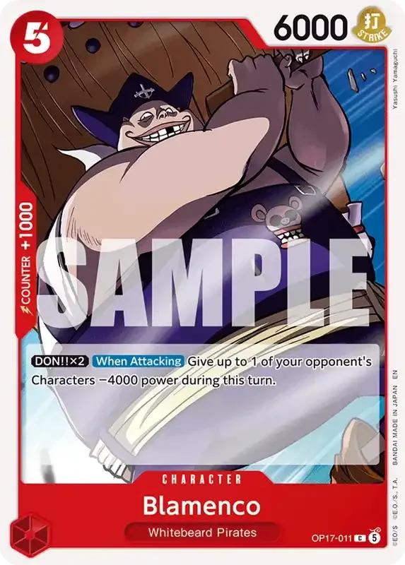 OP17 Card List - Blamenco OP17-011