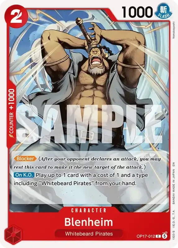 OP17 Card List - Blenheim OP17-012