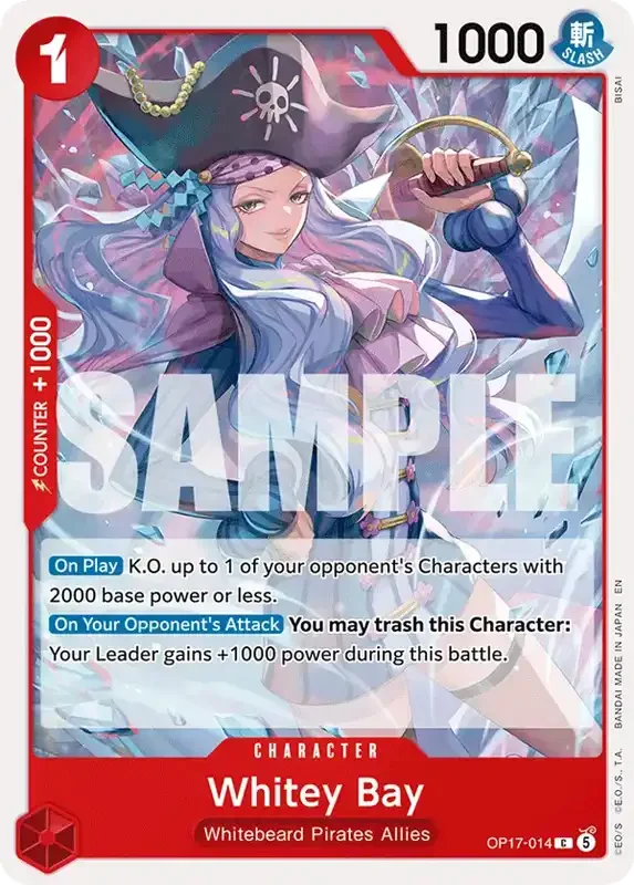 OP17 Card List - Whitey Bay OP17-014