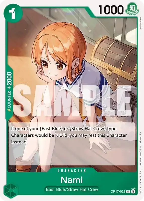 OP17 Card List - Nami OP17-023