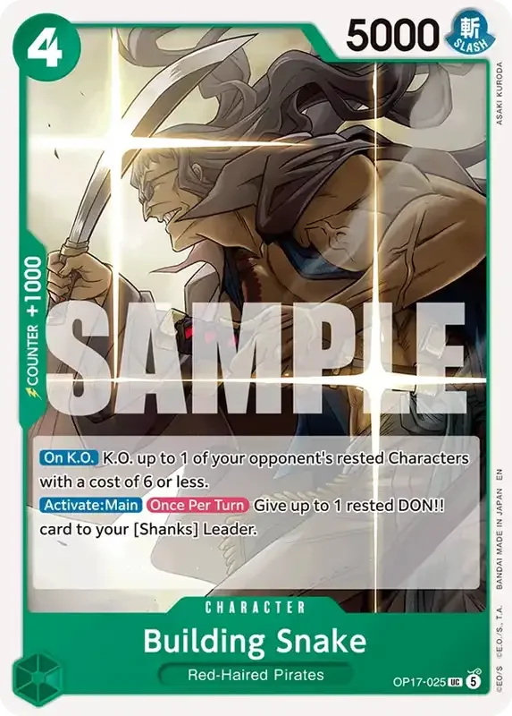 OP17 Card List - Building Snake OP17-025