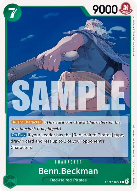 OP17 Card List - Benn Beckman OP17-027