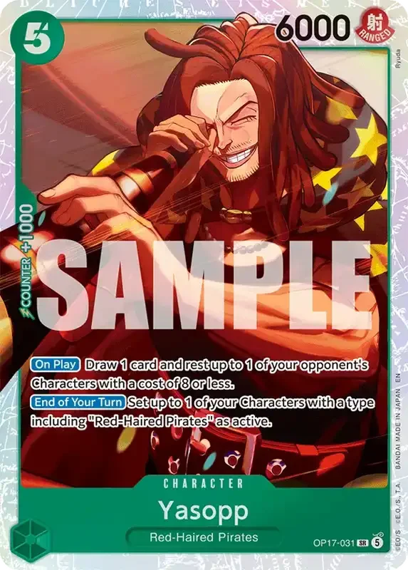 OP17 Card List - Yasopp OP17-031