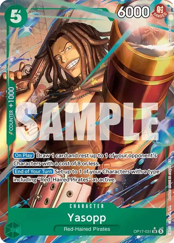 OP17 Card List - Yasopp OP17-031 Parallel