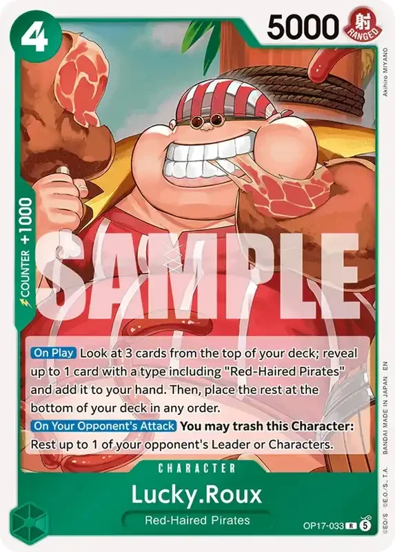 OP17 Card List - Lucky Roux OP17-033