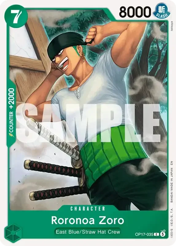 OP17 Card List - Roronoa Zoro OP17-035