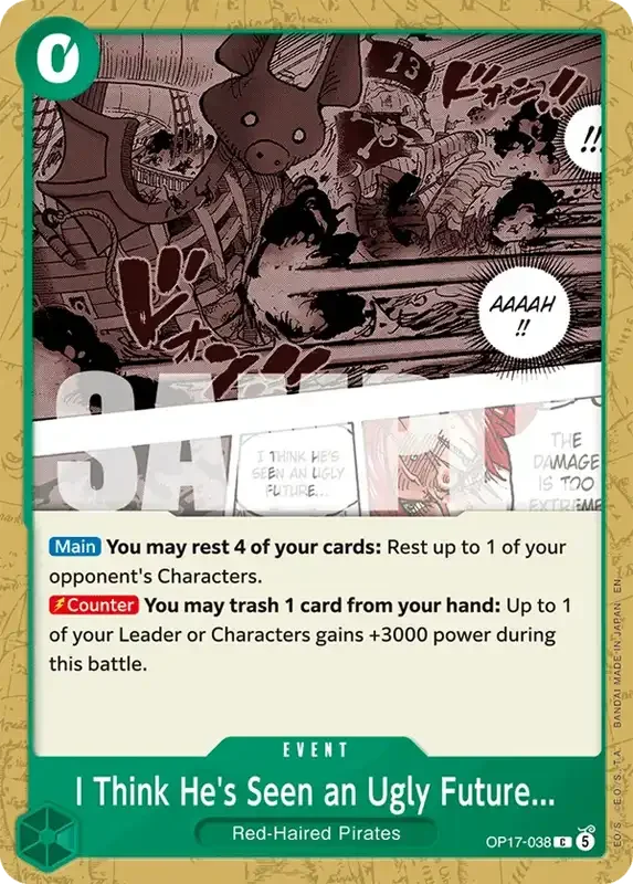 OP17 Card List - I Think He's Seen an Ugly Future OP17-038