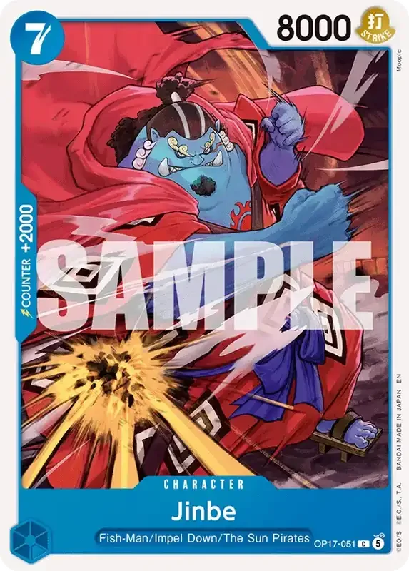 OP17 Card List - Jinbe OP17-051