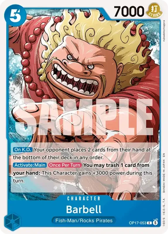 OP17 Card List - Barbell OP17-053