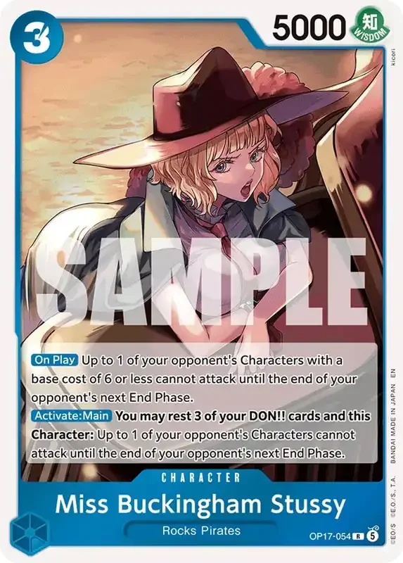 OP17 Card List - Miss Buckingham Stussy OP17-054