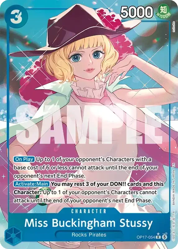 OP17 Card List - Miss Buckingham Stussy OP17-054 Parallel