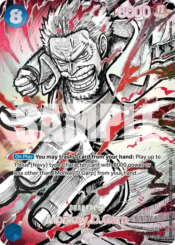 OP17 Card List - Monkey D. Garp OP12-056