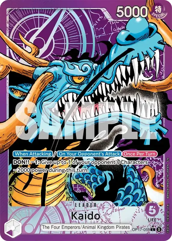 OP17 Card List - Kaido OP17-058 Parallel