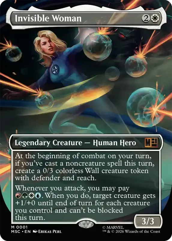Marvel Super Heroes Set List - Invisible Woman