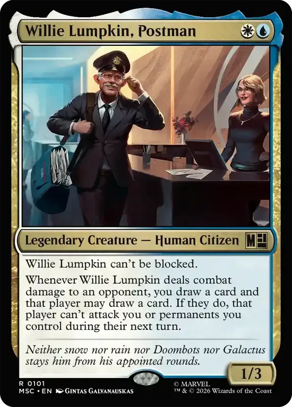 Marvel Super Heroes Set List - Willie Lumpkin, Postman