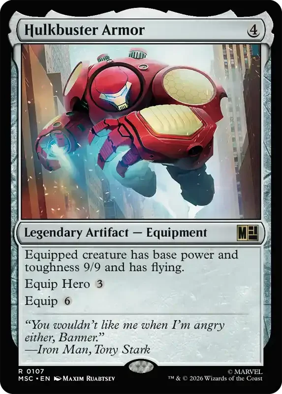 Marvel Super Heroes Set List - Hulkbuster Armor