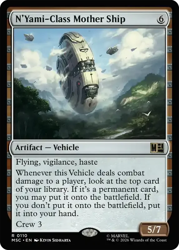 Marvel Super Heroes Set List - N'Yami-Class Mother Ship