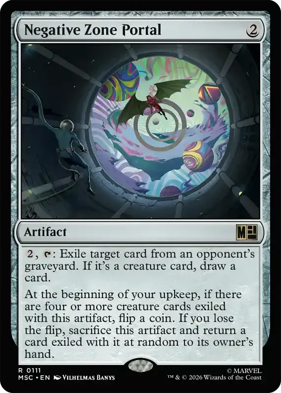 Marvel Super Heroes Set List - Negative Zone Portal