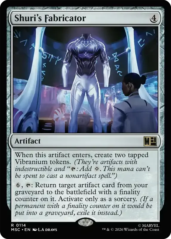 Marvel Super Heroes Set List - Shuri's Fabricator