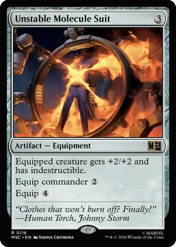 Marvel Super Heroes Set List - Unstable Molecule Suit