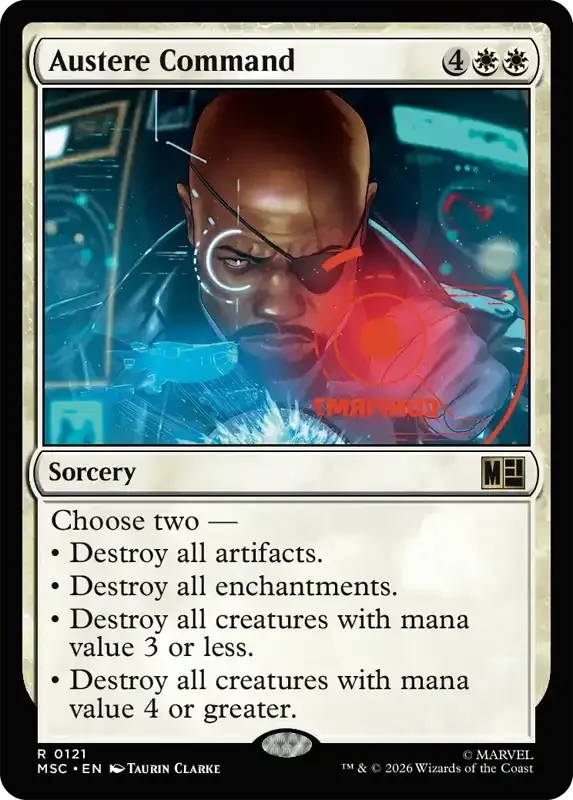 Marvel Super Heroes Set List - Austere Command