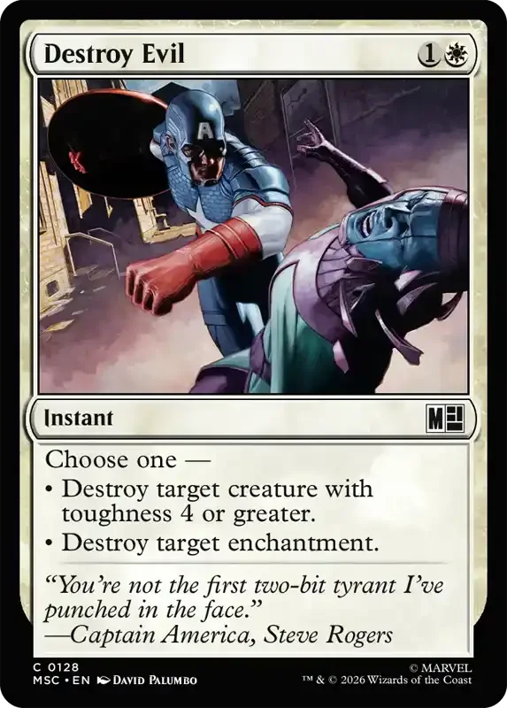 Marvel Super Heroes Set List - Destroy Evil